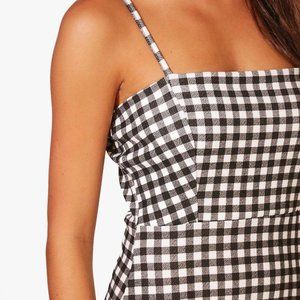 the general good Navy Plaid Mini Dress Size Medium
